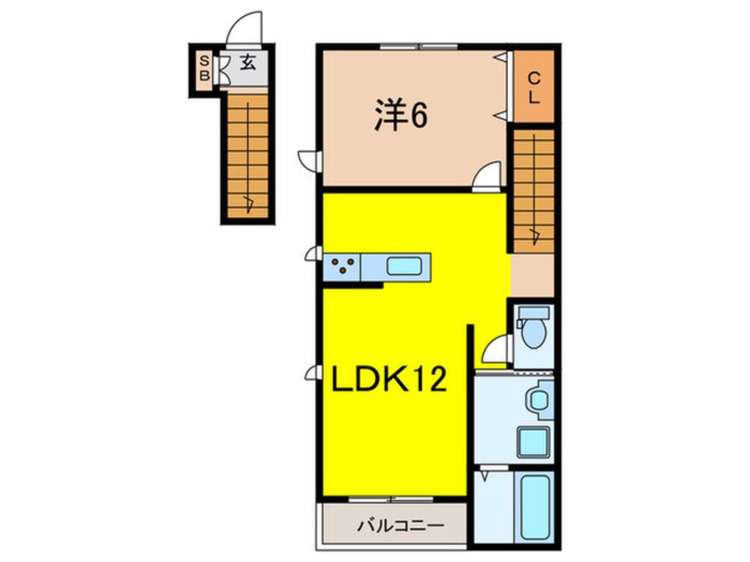 間取図 ＥＸＳＯＮＩＡ住吉