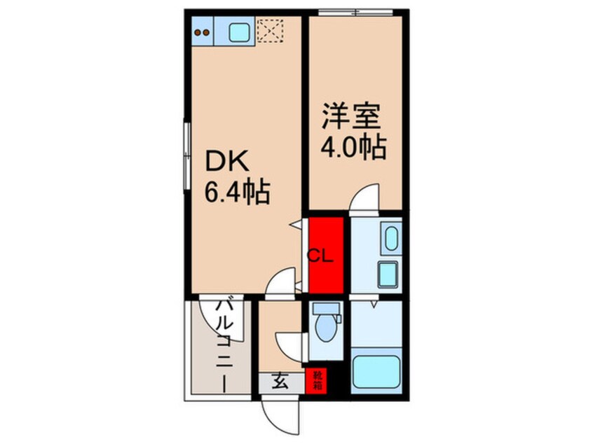 間取図 ラ・ポーズＳＫ