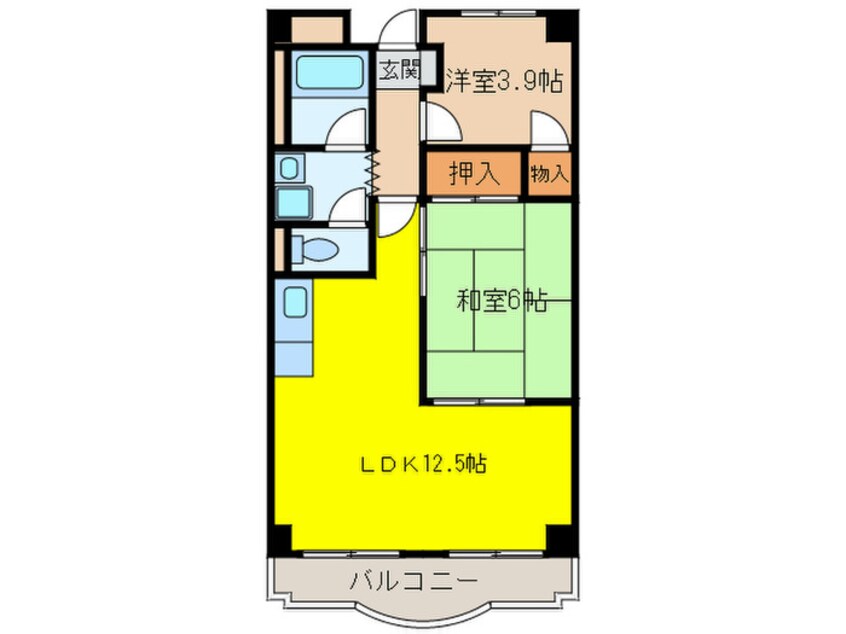 間取図 マンションピエ－ル