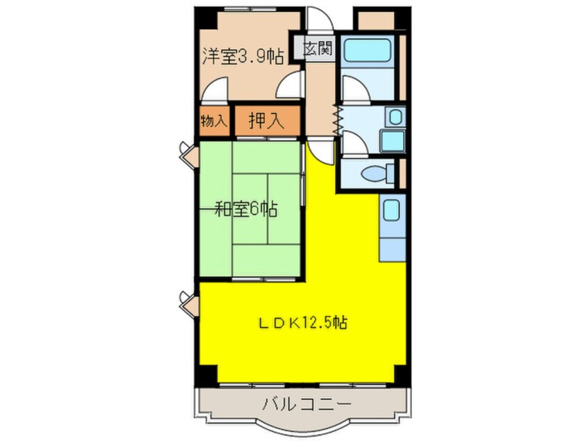 間取図 マンションピエ－ル