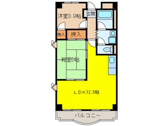 間取図 マンションピエ－ル