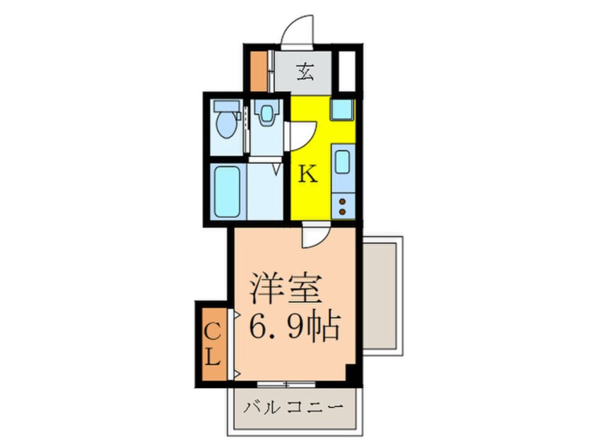 間取図 ラグゼ東三国Ⅲ