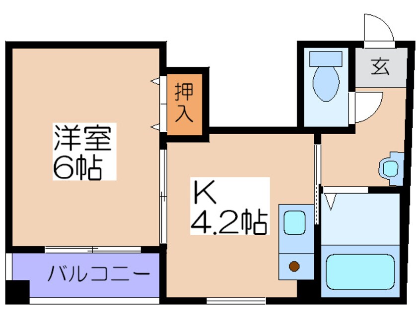 間取図 ル－ナ福島