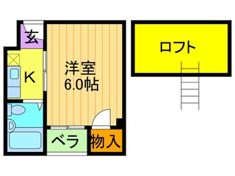 間取図 プチシャト－宮之阪