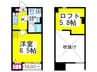 Carpe Diem 堺 1Kの間取り