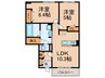 ラウレア 2LDKの間取り