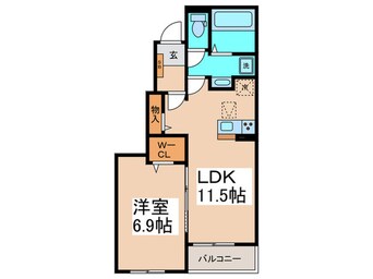 間取図 スペチアーレ　ドゥーエ