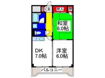 間取図 エクセル勝山