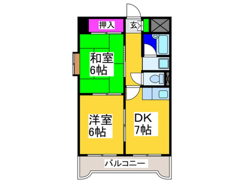 間取図 エクセル勝山