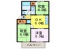 平尾ハイツ 3DKの間取り