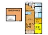 ベルソレイユ 1LDKの間取り