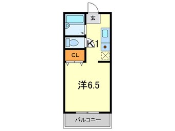 間取図 エスポワール岡田