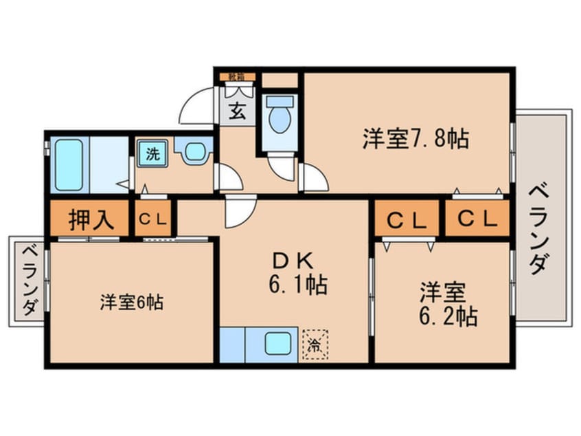 間取図 エトアール