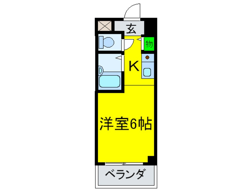 間取図 ドミ－ル堺筋本町