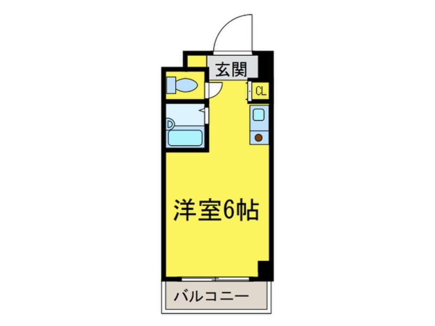 間取図 ドミ－ル堺筋本町