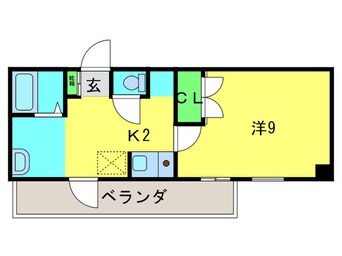 間取図 ドミ－ル堺筋本町