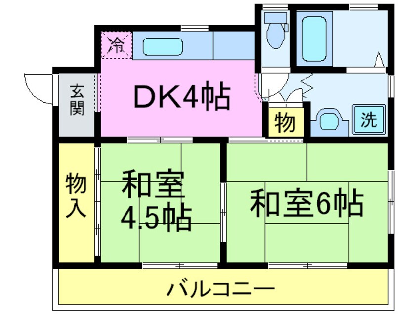 間取図 ハイムタケウチ