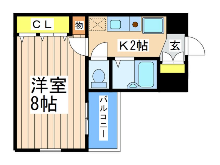 間取図 アクティ江之子島