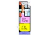 ｱｸﾛｽ福島ｱ-ﾊﾞﾝﾋﾙｽﾞ(301) 1DKの間取り