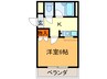 エールハウス 1Kの間取り