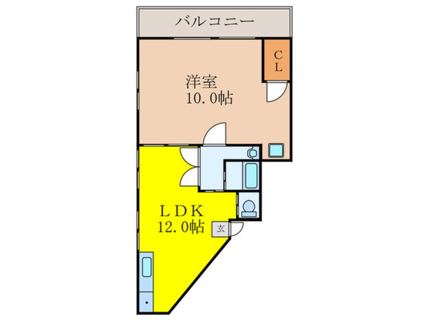 間取図 コーポフェニックス