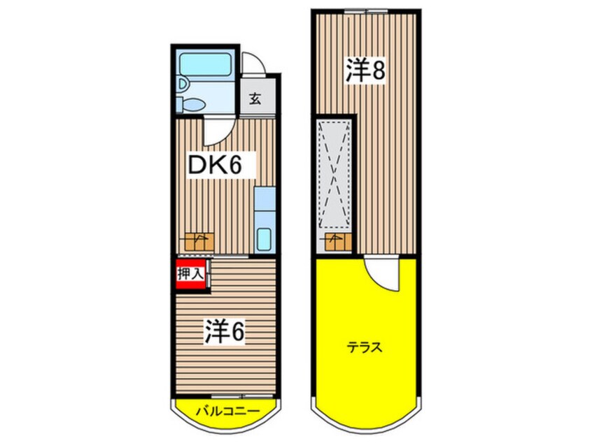 間取図 コスモ７８