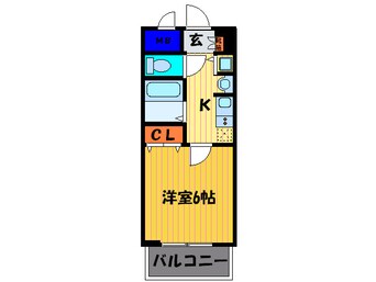 間取図 アクロス京都七条鴨川御苑(605)