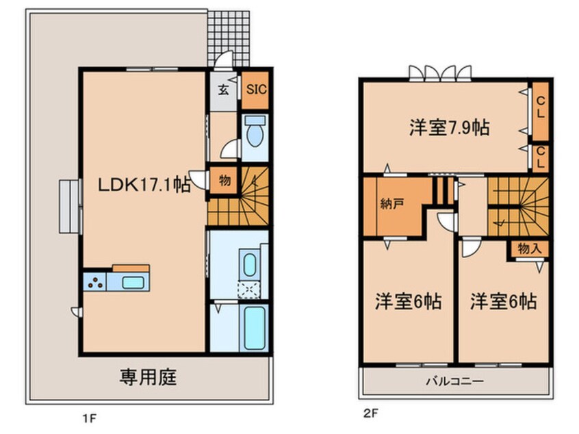 間取図 RUHE芦屋岩園