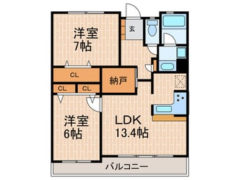 間取図 ｿﾌｨｱ垂水高丸ﾊｰﾃｨｽｸｴｱ(705)