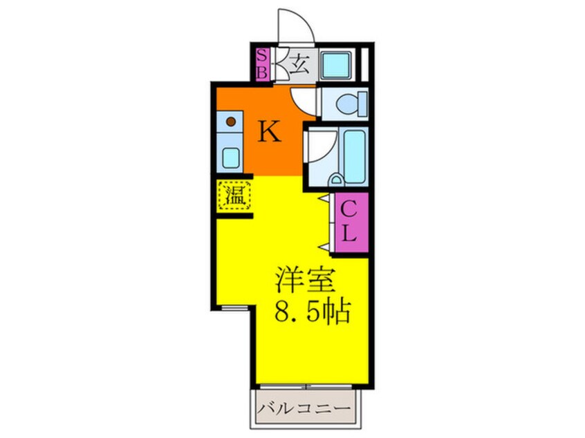 間取図 クレールメゾン