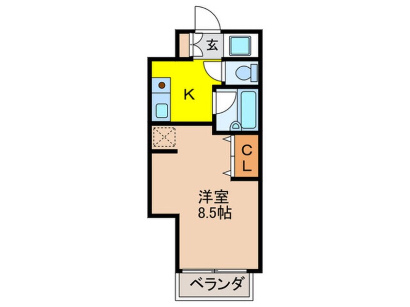 間取図 クレールメゾン