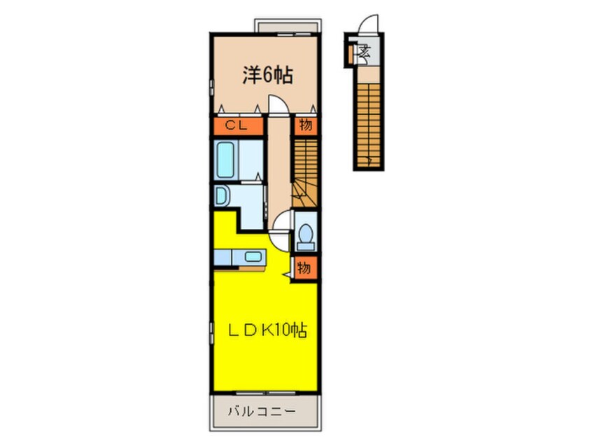 間取図 カ－サ・フィオ－レ