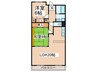 ラポ－ル山賀 2LDKの間取り