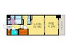 エスペランサ桂川 1LDKの間取り