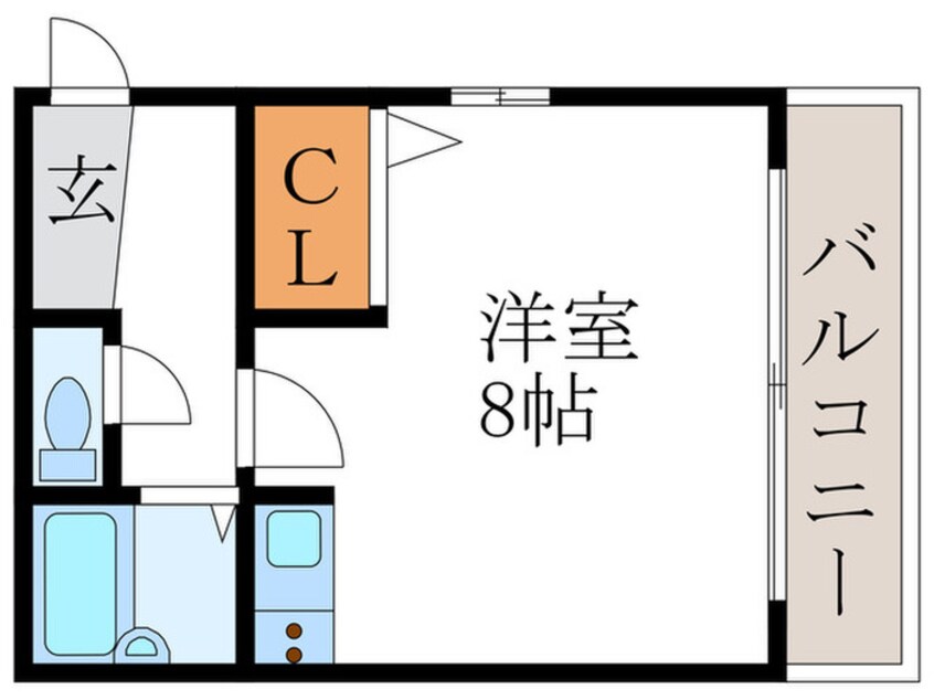 間取図 グリーンハイツ桂