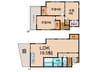宇治若森貸家 3LDKの間取り