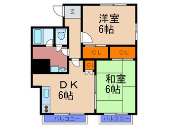 間取図 山源ハイツ