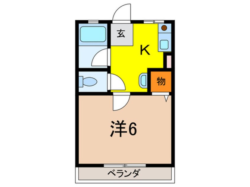 間取図 ハイツ岩城