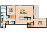 スペチアーレ小松 2LDKの間取り