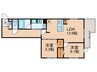 スペチアーレ小松 2LDKの間取り