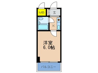 間取図 兎我野町聚楽マンション