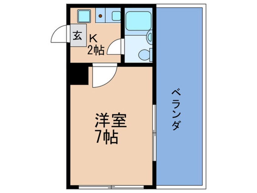 間取図 兎我野町聚楽マンション