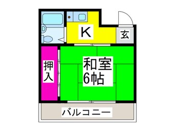 間取図 インティマシィ８