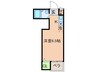 相川嶋田マンション 1Kの間取り