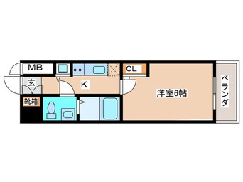 間取図 エスリード大阪城(604)