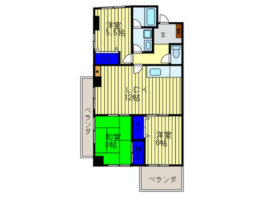 間取図 ライフステ－ジ ３６５ １号館