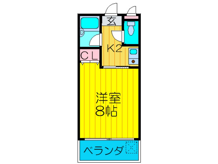 間取図 グリーンゲイブルズⅠ