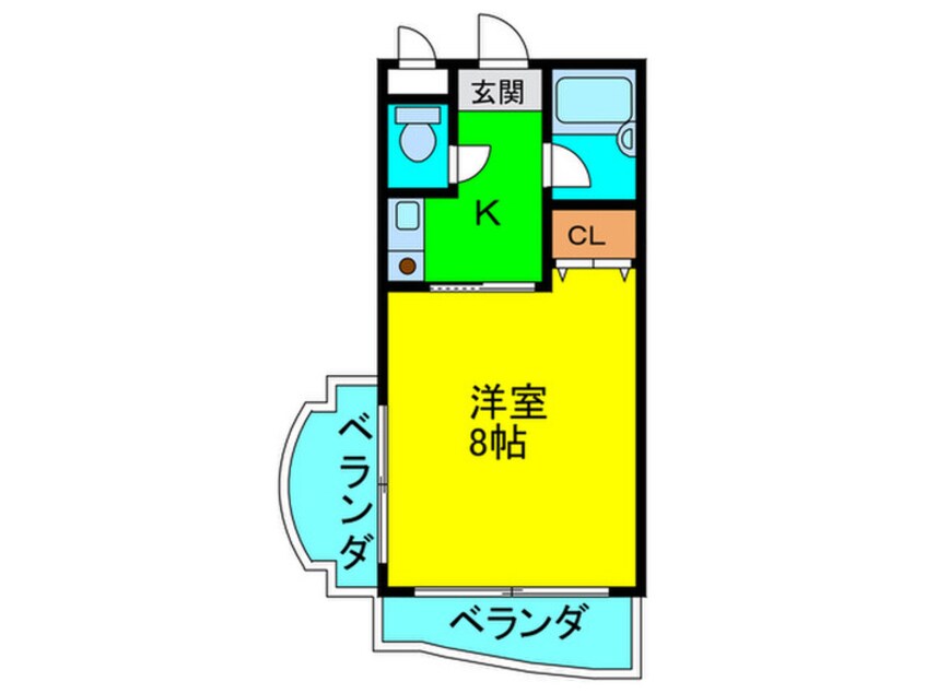 間取図 グリーンゲイブルズⅠ