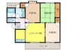 エスポワ－ル前川 3LDKの間取り