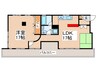 シーサイドヴィラ五番館 1LDKの間取り